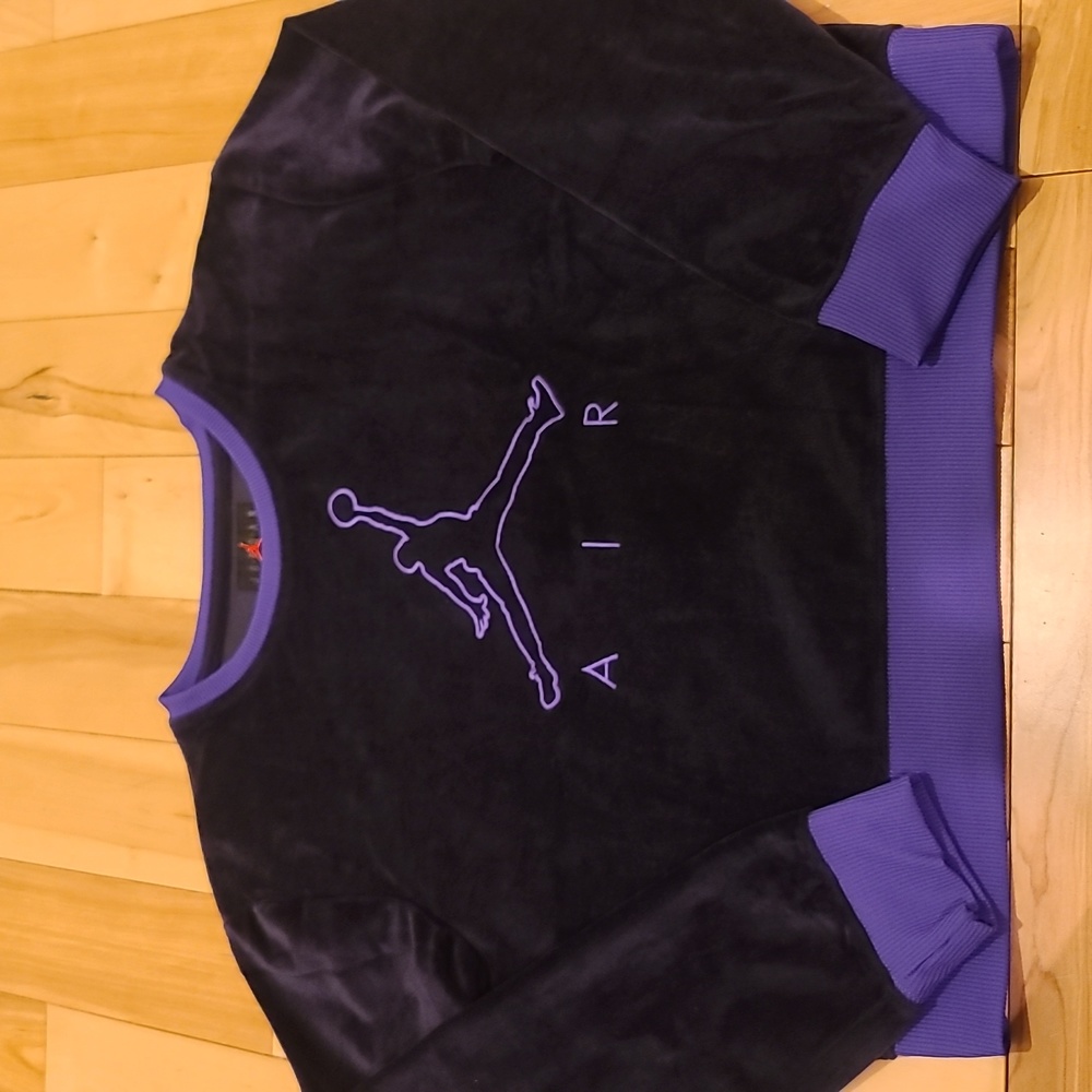 Youth Velour Jordan Crew